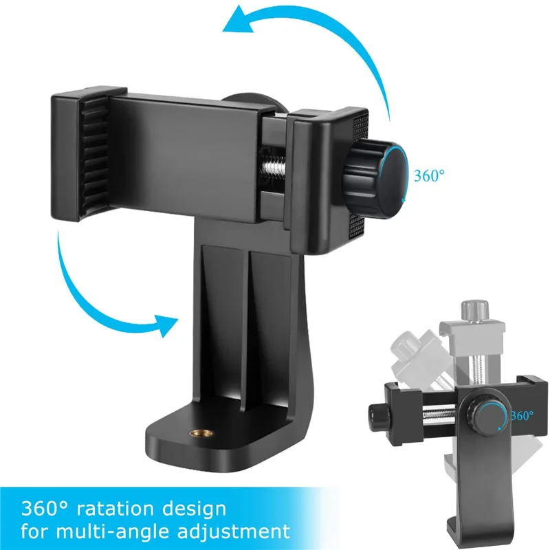 Photography With Iphone 15 - 1/4 Screw Universal Phone Tripod Clip