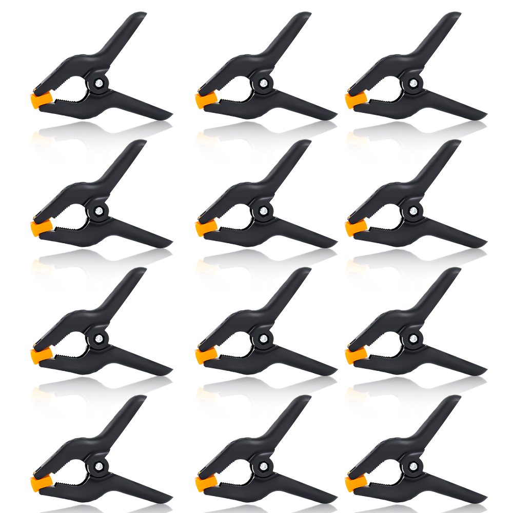 Photography Backdrop Muslin - 12Pcs Photography Heavy Duty Muslin Clamps,