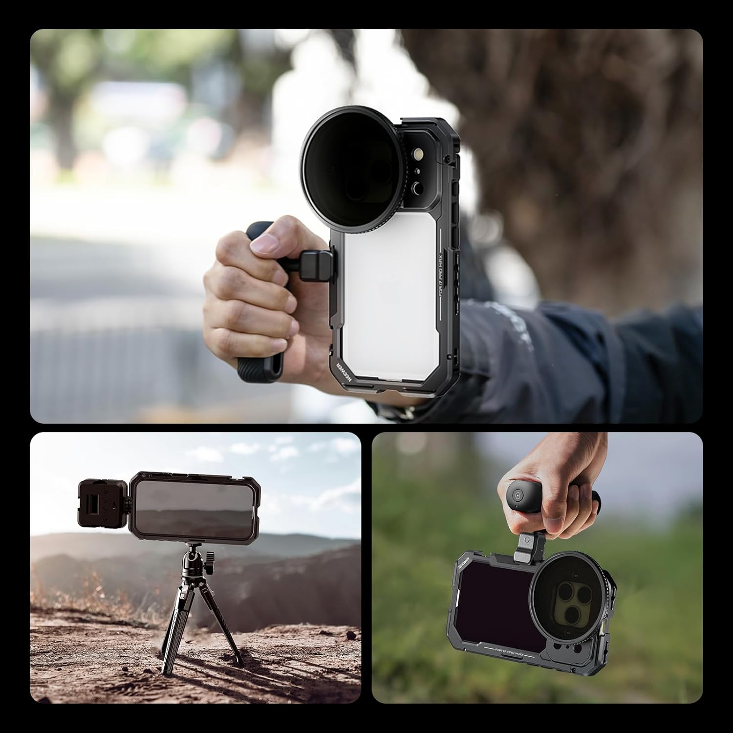 NEEWER Phone Cage for iPhone 1 - Camera Cage Rig recension och pris