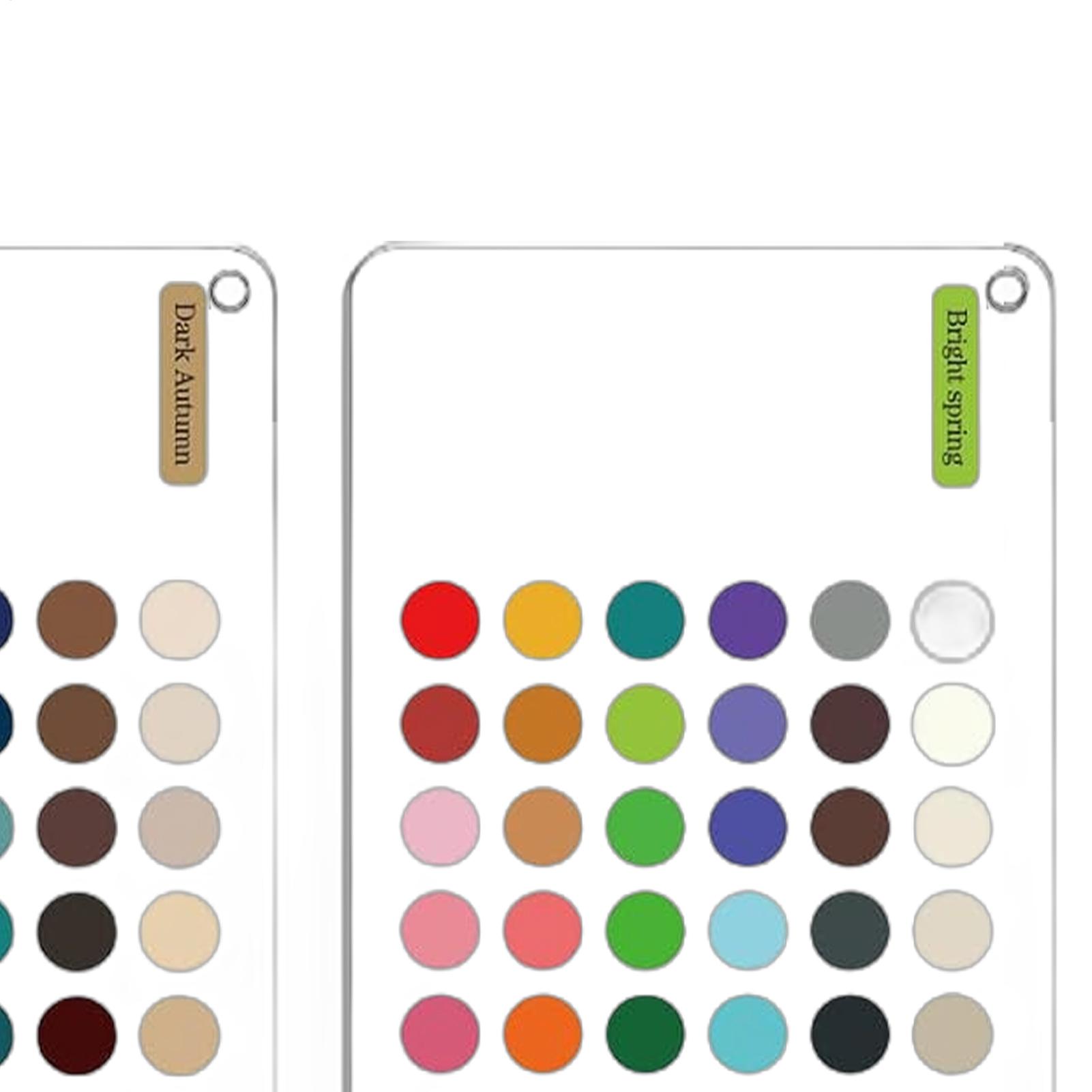 Deep Autumn Color Palette Card - Color Checker Card recension och pris