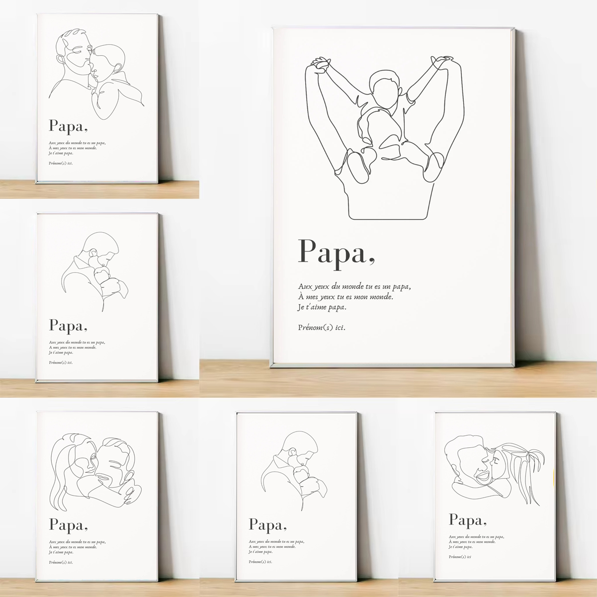 1pc Father's Day Art Poster Fa - Photography Angle recension och pris