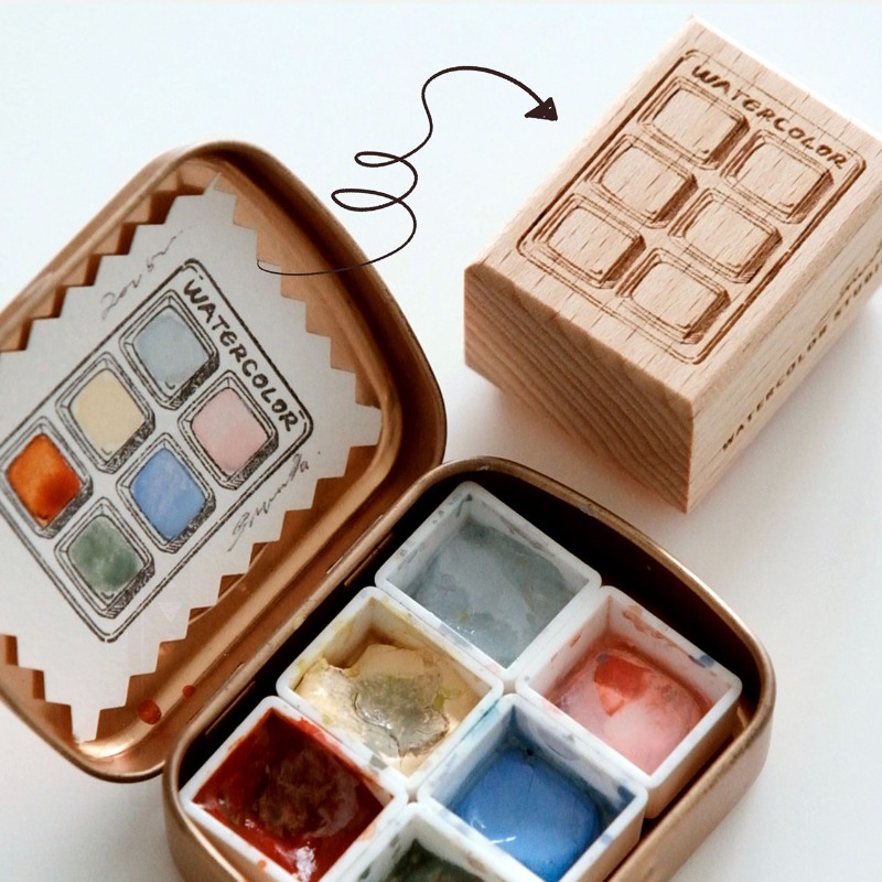 6 Grid Watercolor Color Card W - Color Checker Card recension och pris