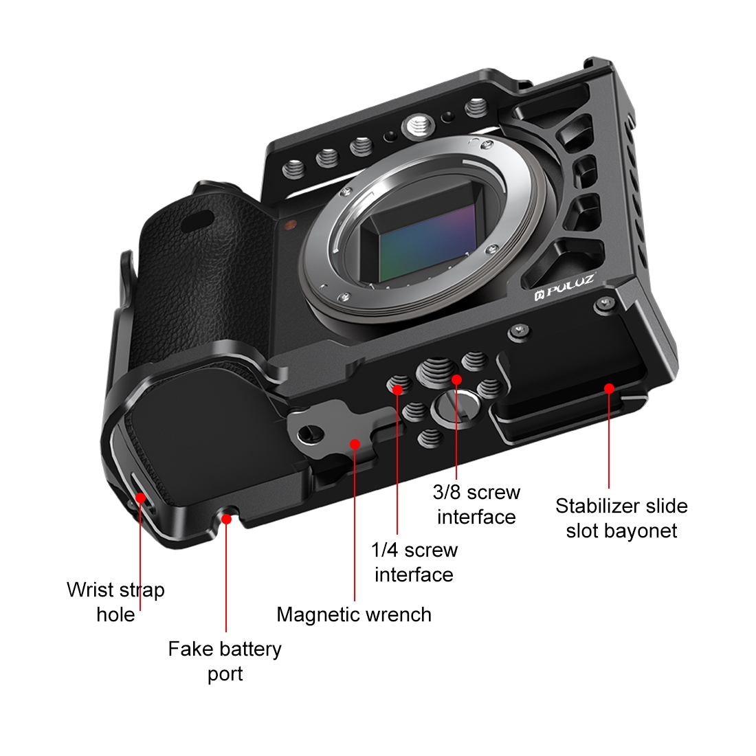 PULUZ Metal Camera Cage Expans - Camera Cage Rig recension och pris