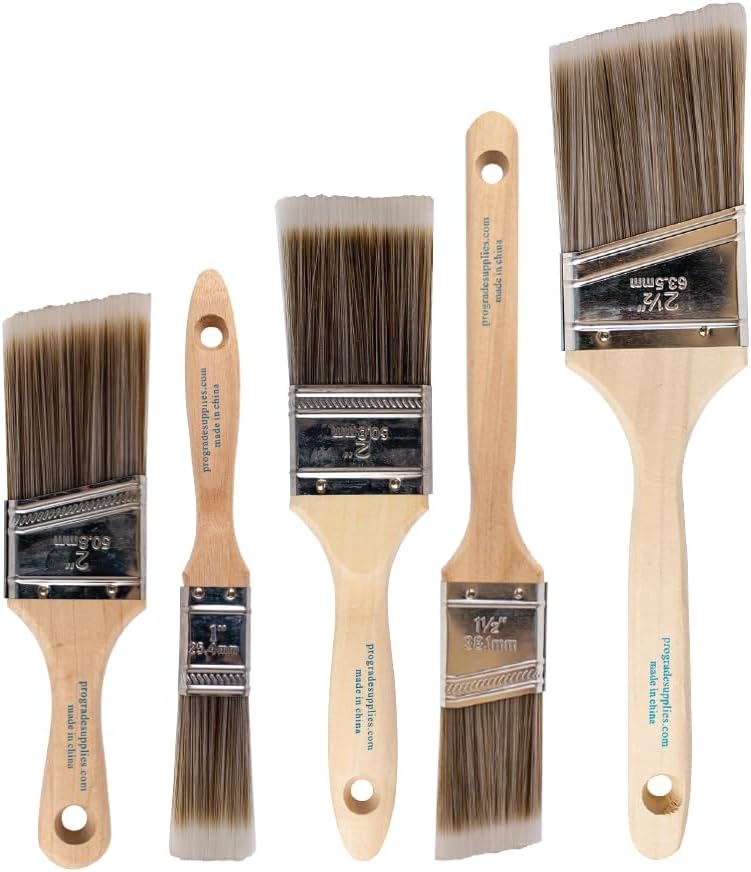 5-Piece Paint Brush Set, Flat  - Photography Angle recension och pris