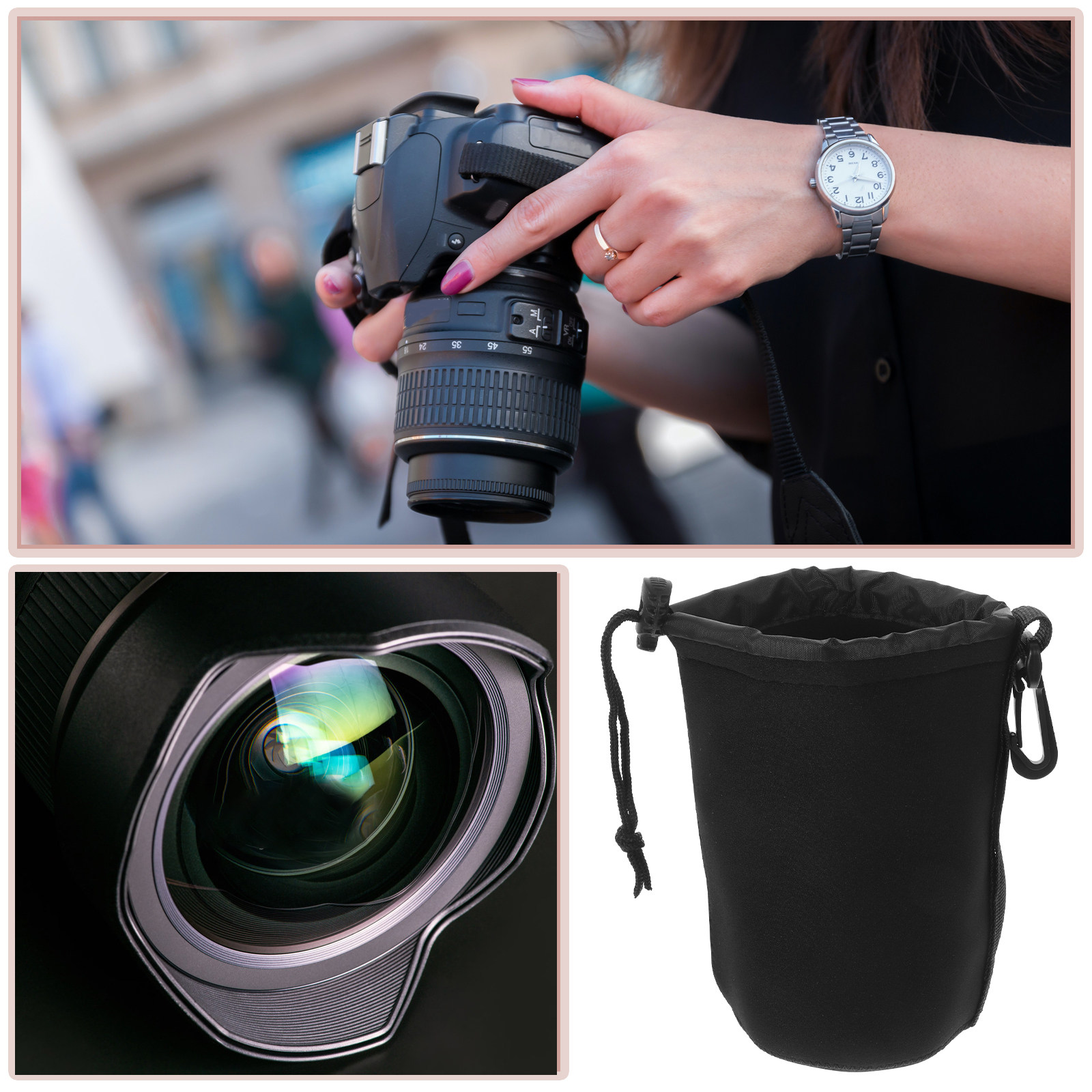 Camera Lens Protective Bag Sho - Photography Gear recension och pris