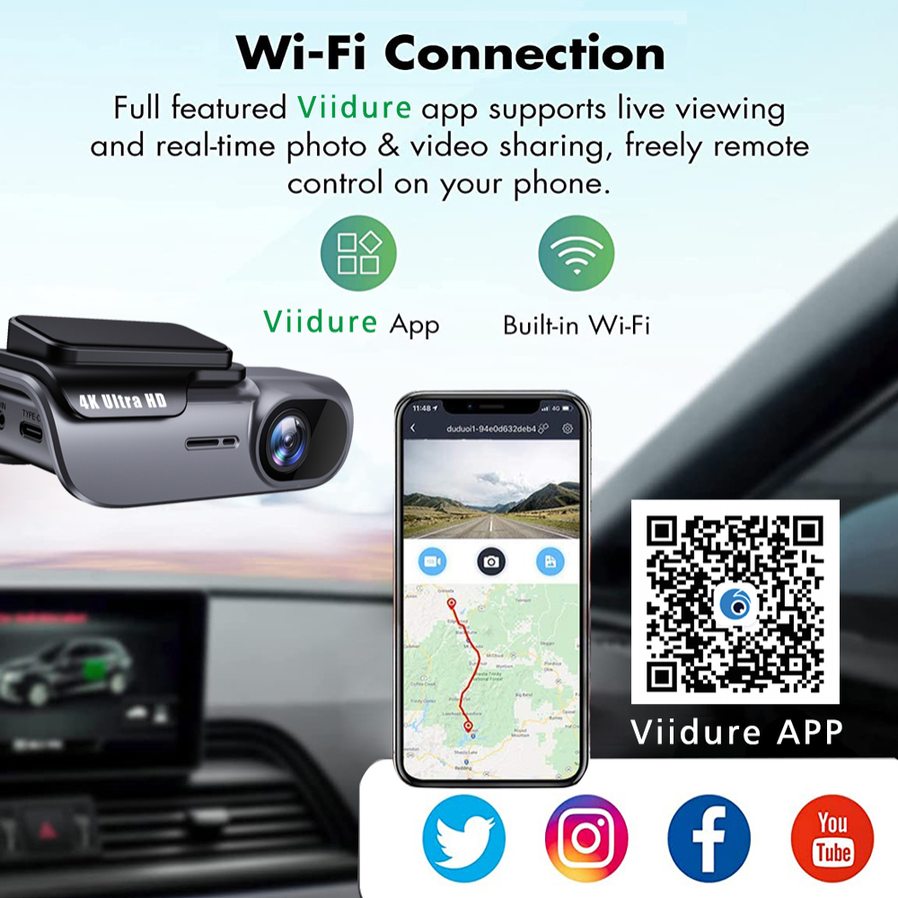 4K 3840*2160P Dash Cam WIFI Ca - Xiaomi Photography Kit recension och pris