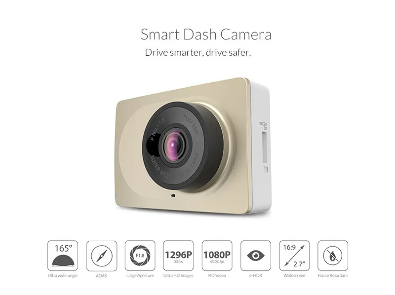 xiao YI Smart Dash Cam For Car - Xiaomi Photography Kit recension och pris