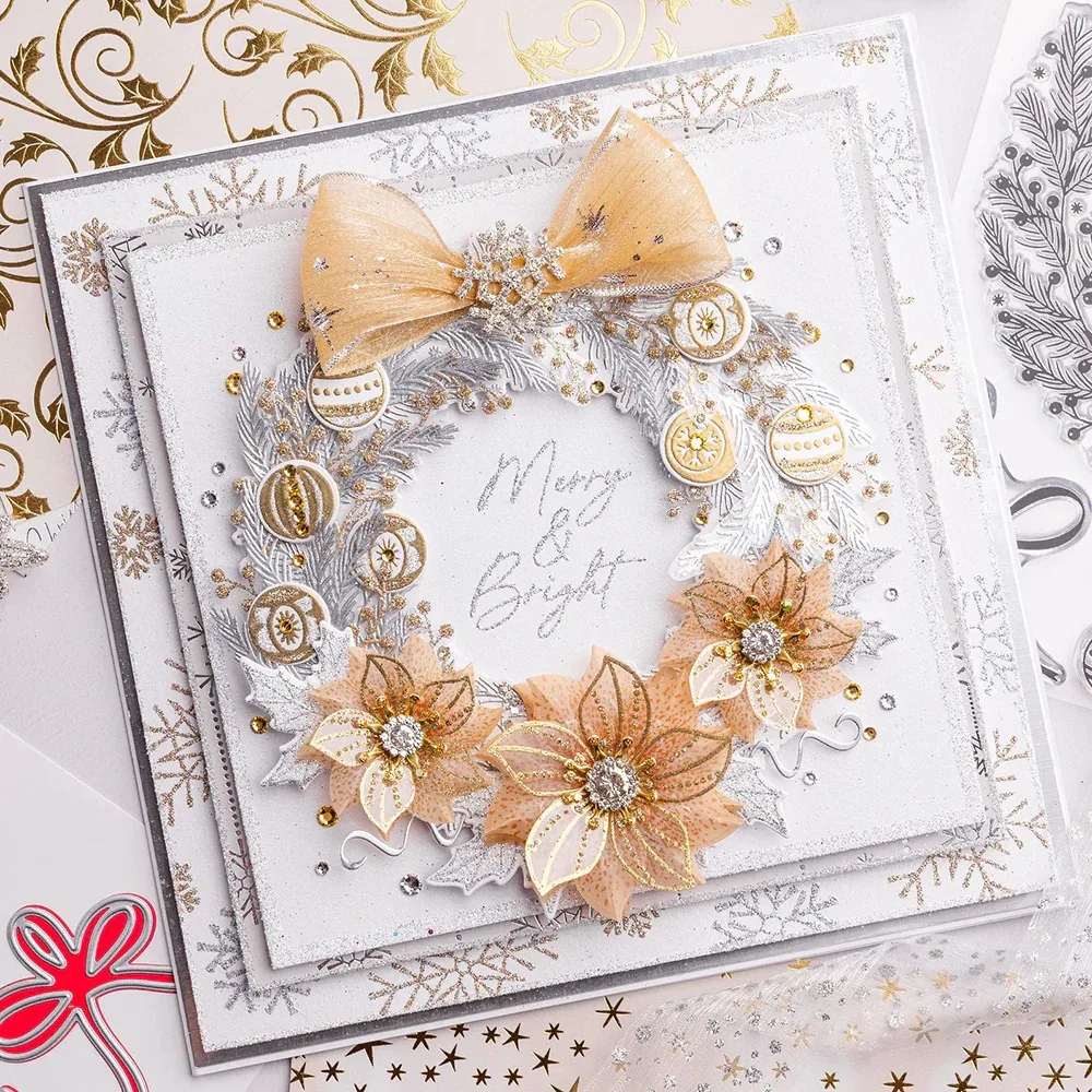 Gilded Floral Merry Christmas  - Photography Gear recension och pris