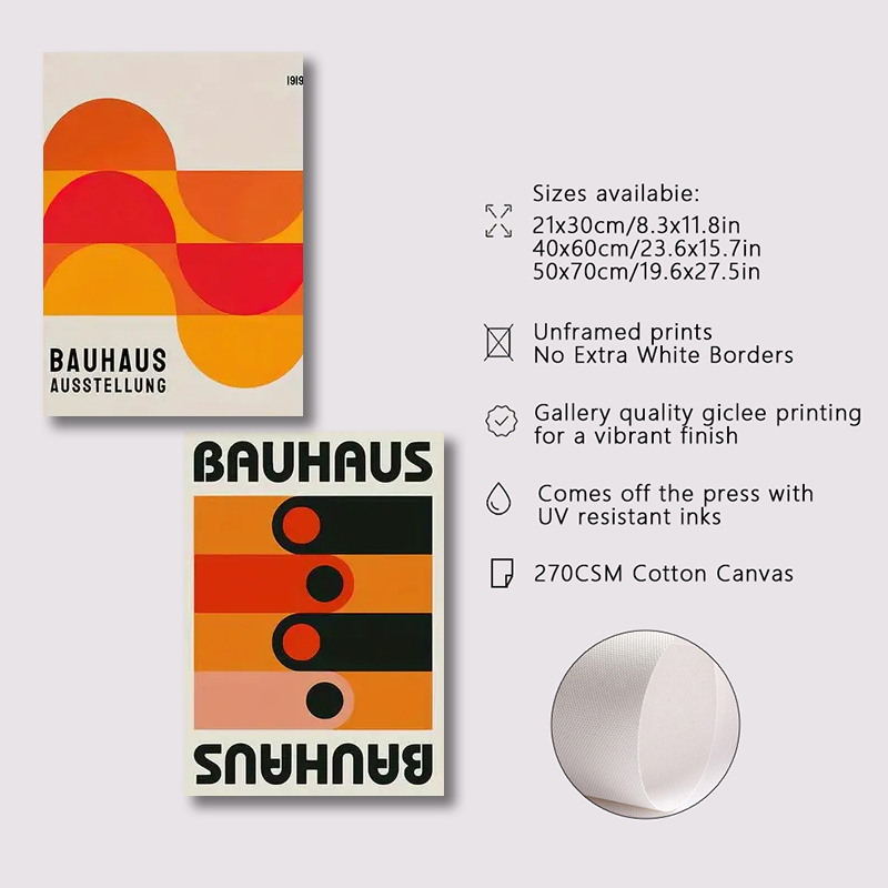 3pcs/set Bauhaus Abstract Illu - Photography Angle recension och pris