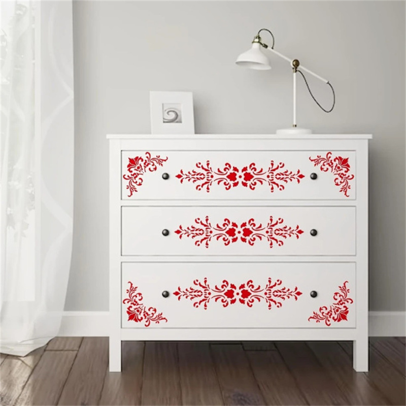 6Pcs Floral Corner Stencils fo - Photography Angle recension och pris
