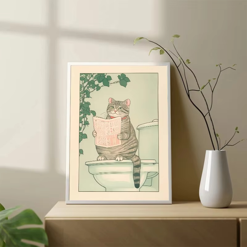 Frameless Cat in the Bathtub J - Photography Angle recension och pris