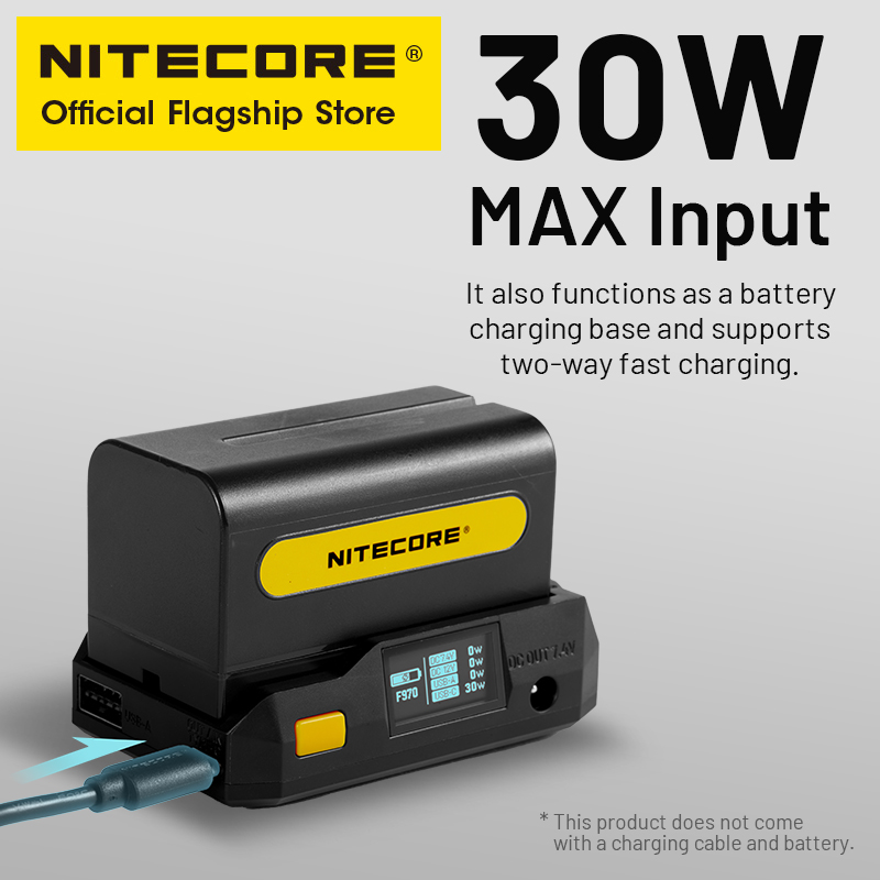 NITECORE BAP10 NP-F Battery Ad - Photography Videography recension och pris