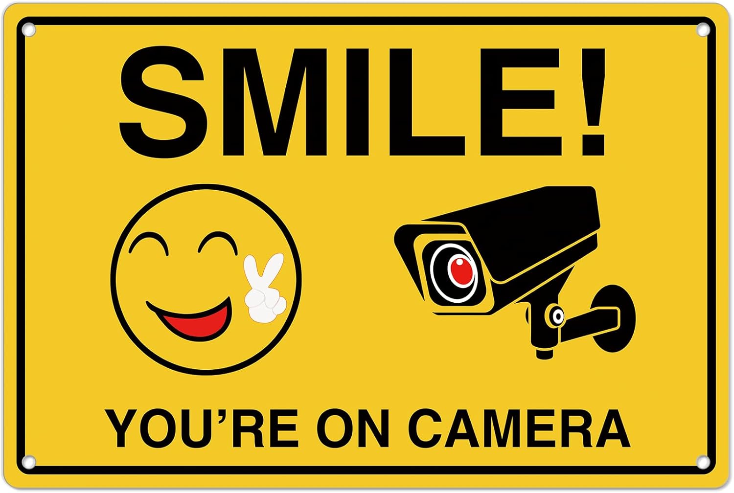 Smile Youre On Camera Signs ;  - Photography Videography recension och pris