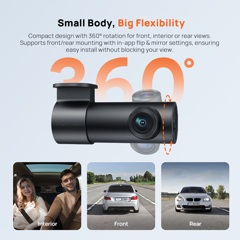 70mai M310 Plus 2K 1440P Dash  - Xiaomi Photography Kit recension och pris