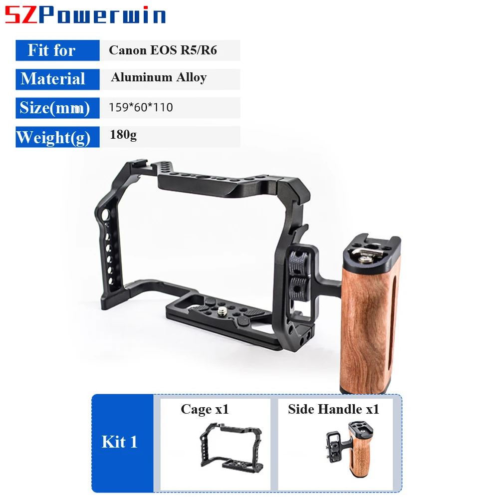 Powerwin For Canon EOS R5 R6 C - Camera Cage Rig recension och pris