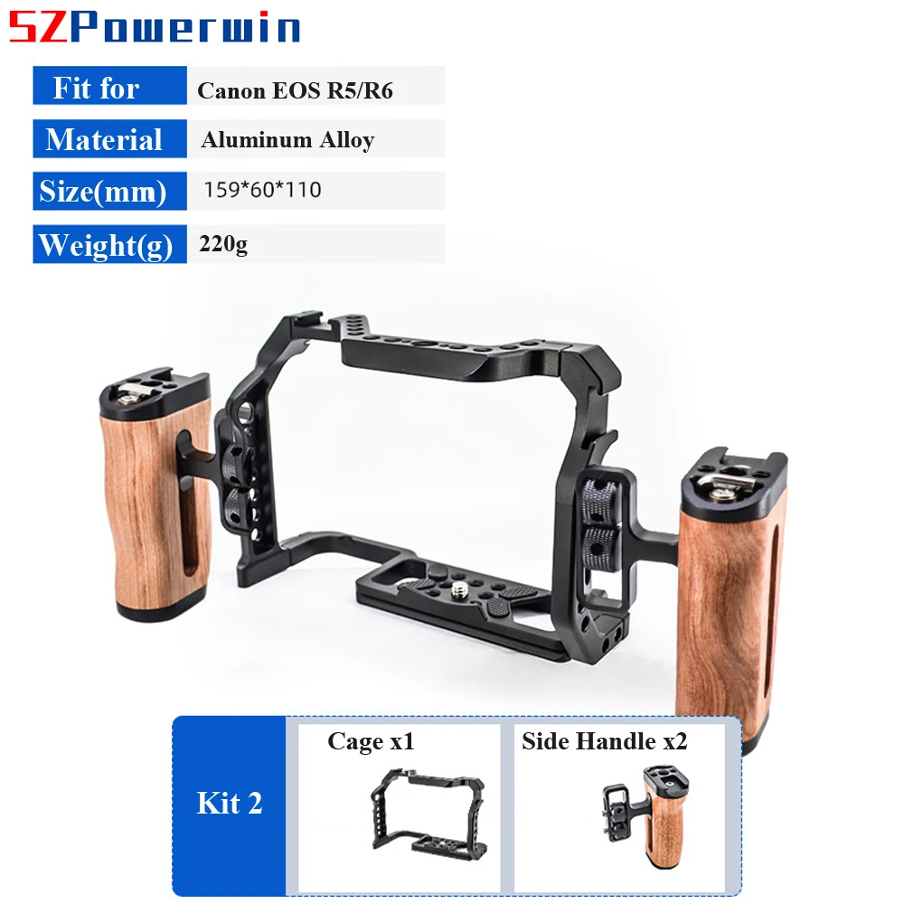 Powerwin For Canon EOS R5 R6 C - Camera Cage Rig recension och pris