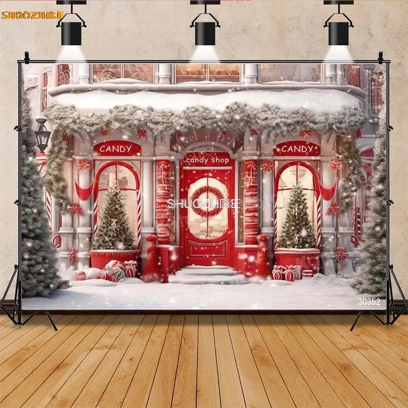 SHUOZHIKE Christmas Tree Flowe - Photography Backdrop Muslin recension och pris