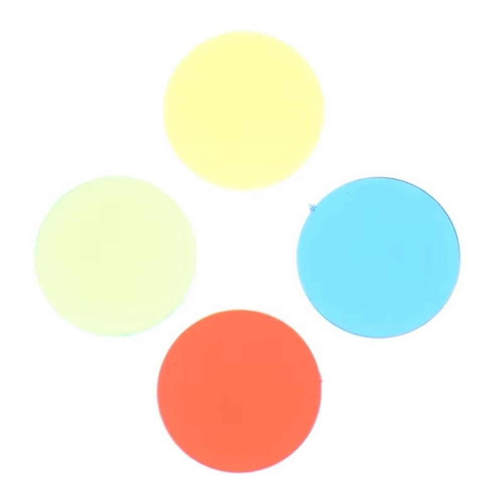 100Pcs New Plastic Round Count - Color Checker Card recension och pris