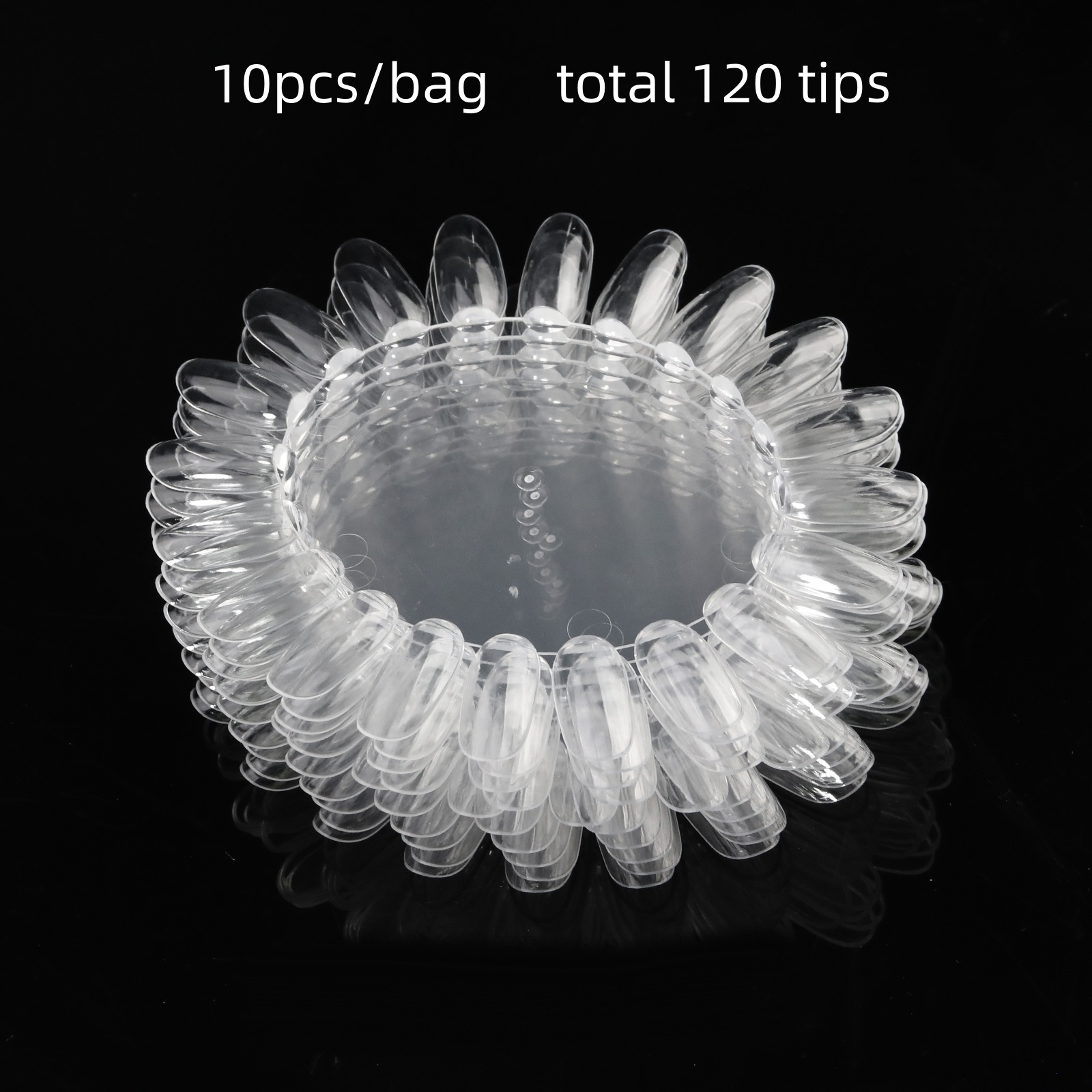 10pcs/bag False Nail Tips Disp - Color Checker Card recension och pris
