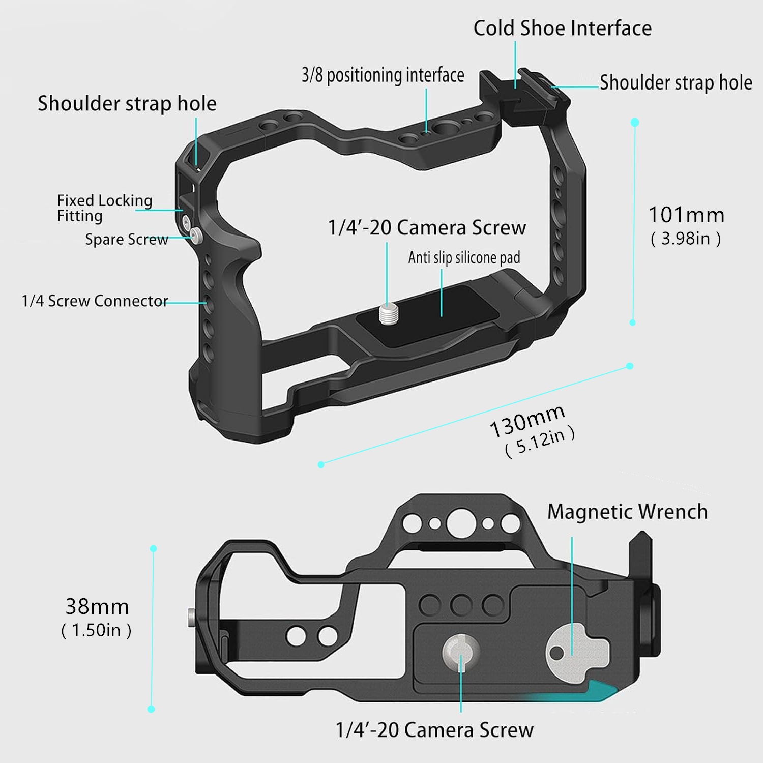 R50 Camera Cage for Canon EOS  - Camera Cage Rig recension och pris