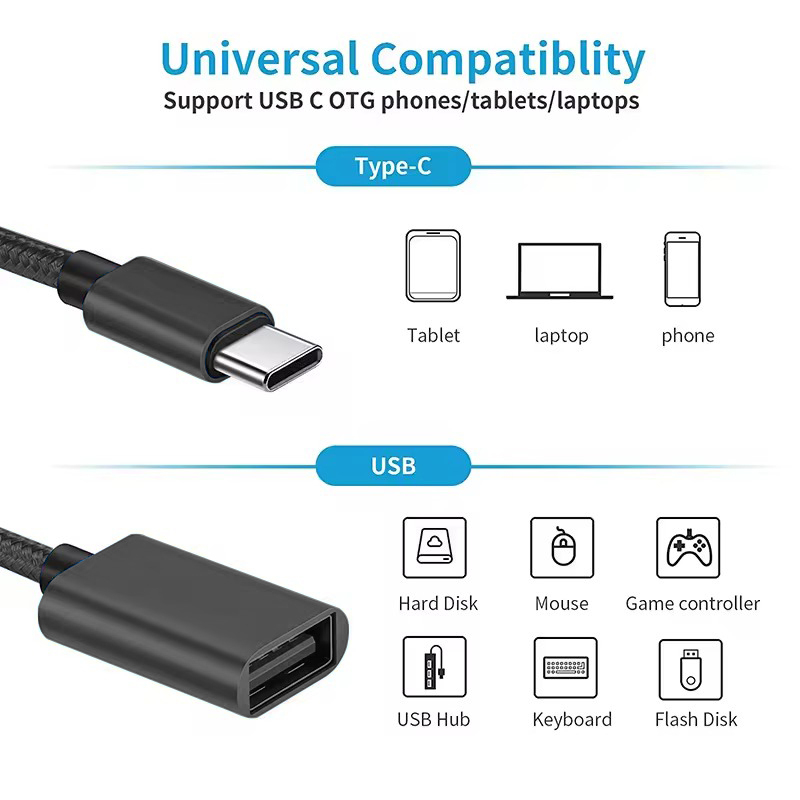 USB C to USB OTG Data Cable Ad - Xiaomi Photography Kit recension och pris