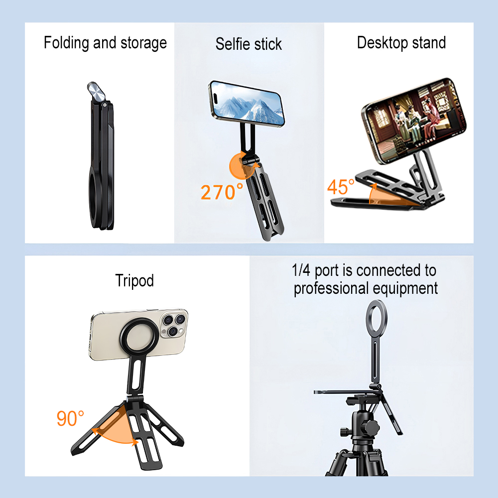 Magnetic Phone Holder Four-axi - Photography Angle recension och pris