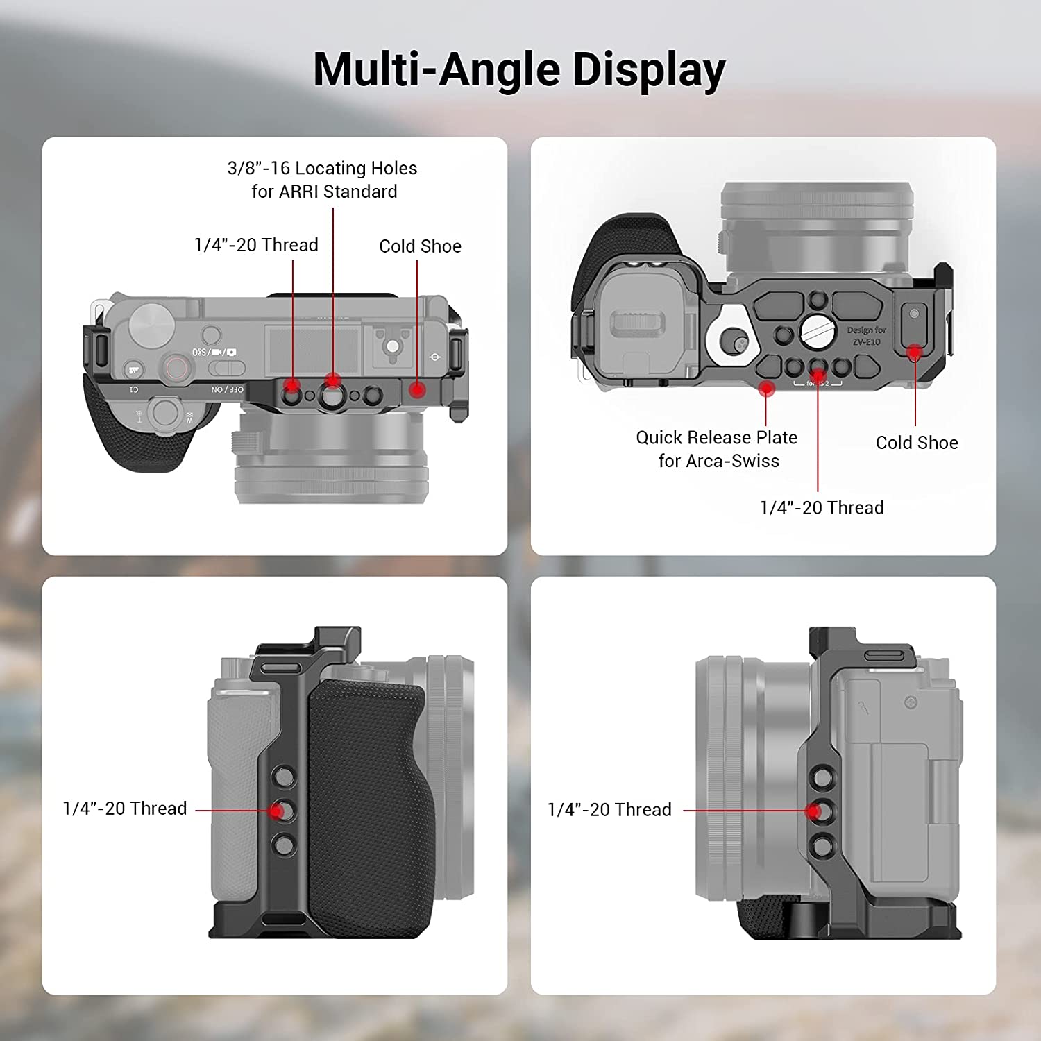 SmallRig for Sony ZVE10 Camera - Camera Cage Rig recension och pris